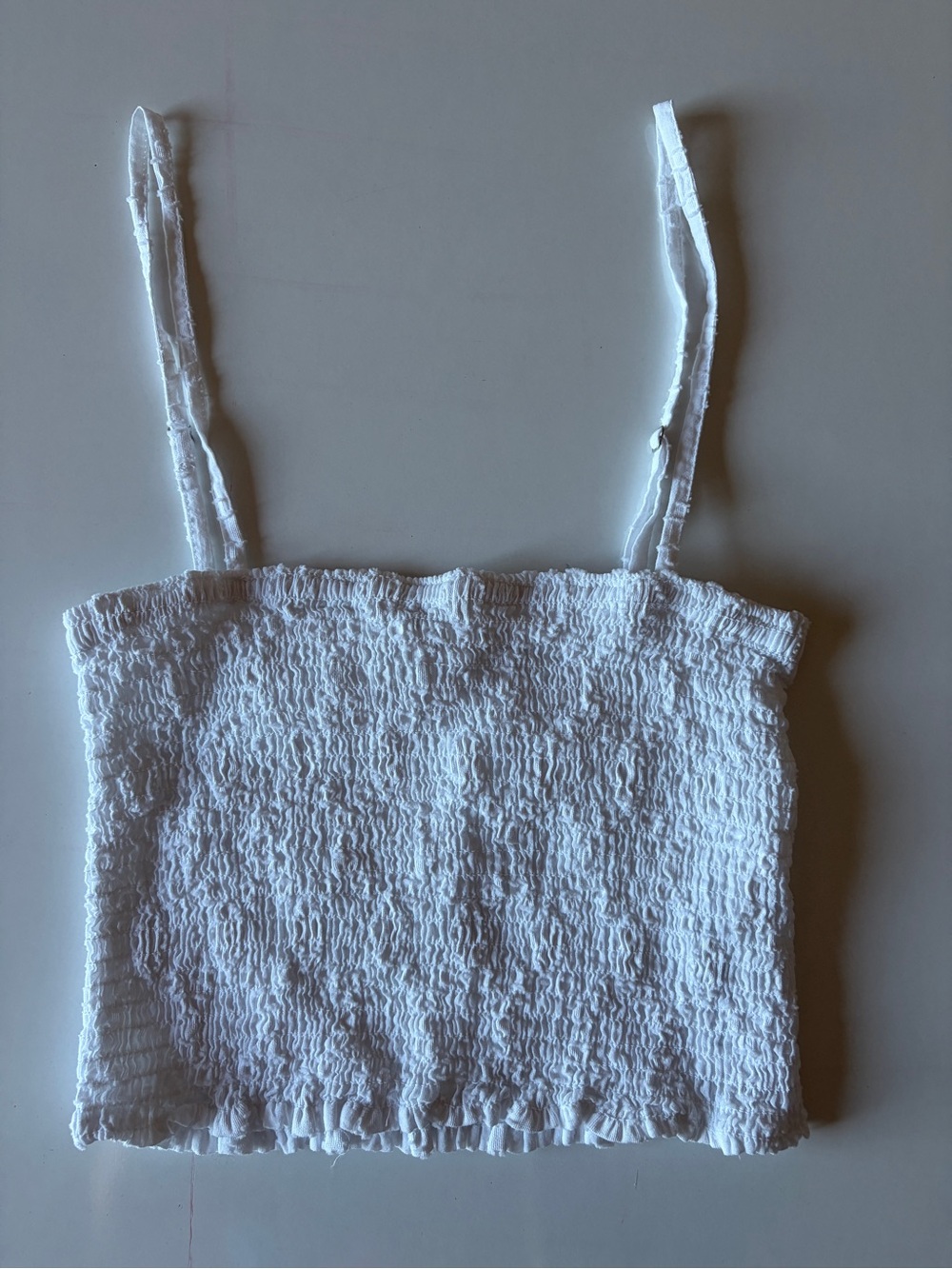Splendid white cotton set mini skirt cropped tank top stretch women’s XS/small - Picture 2 of 10